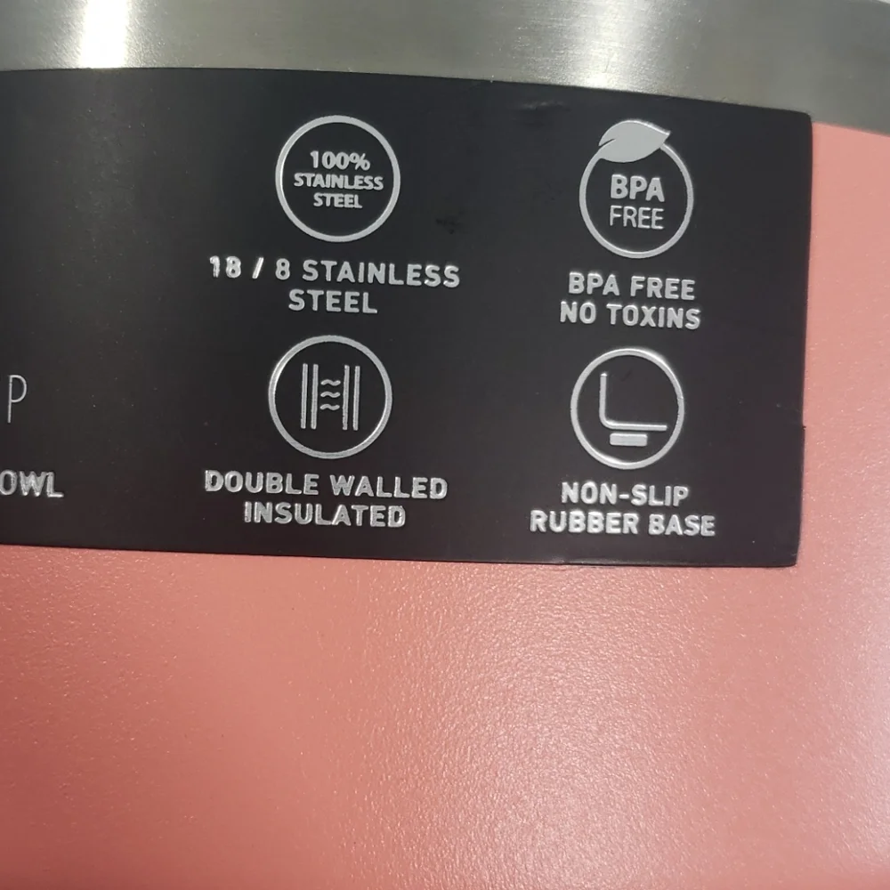 HydraPeak Pets Stainless Steel Dog Bowl 8 Cups